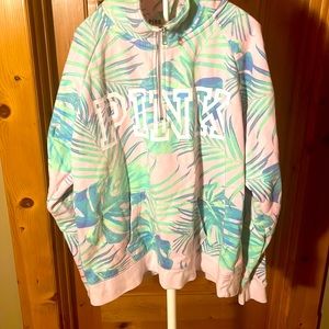 Size Small Pink by Victoria's Secret zip-up sweatshirt.